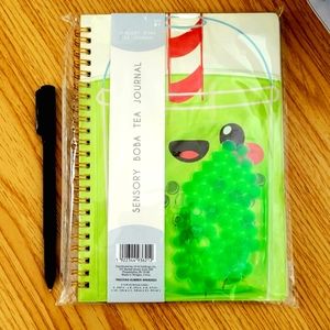 Sensory Journal Boba Tea Squishy Cover  Diary Notepad